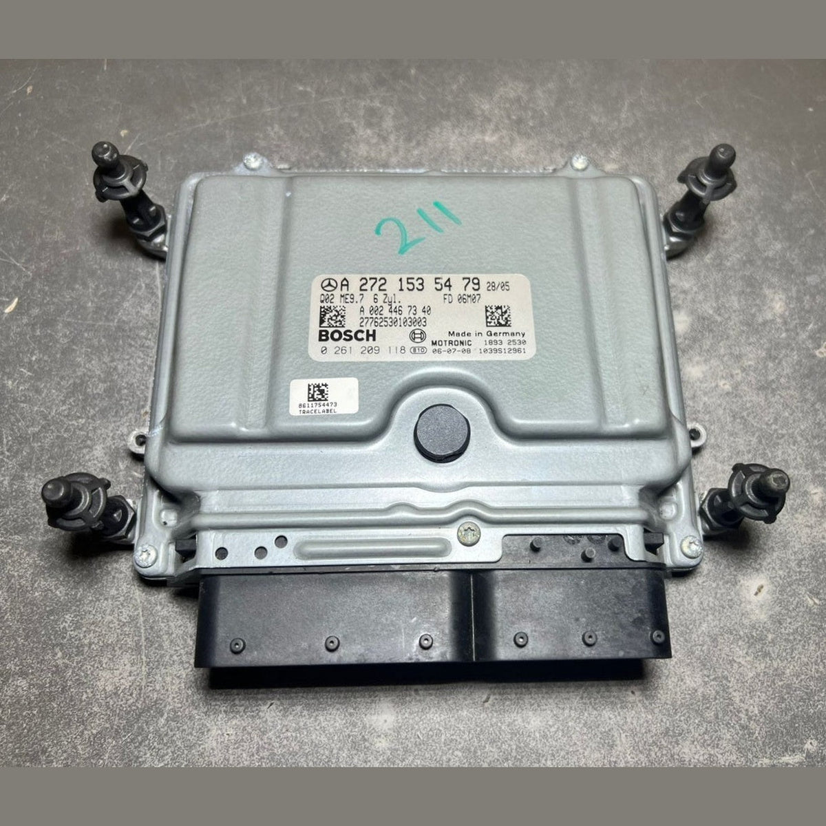 01-09 Mercedes W211 E-Class Engine Control Module Unit ECM ECU A272 1535479 OEM