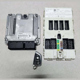 2015 BMW X5 Motorsteuergerät 8583152 F15 N57Z Motor DIESEL ECU SET