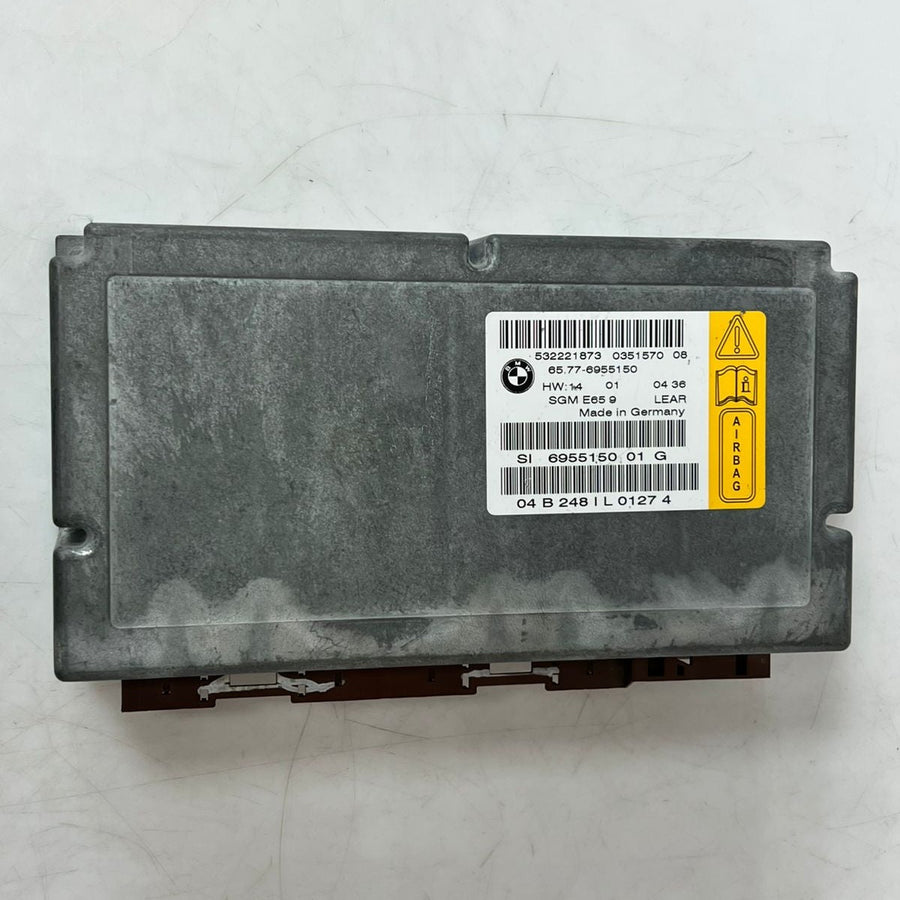 BMW E65 E66 SGM Airbag-Steuergerät Gateway-Modul SRS-Einheit 6955150 OEM 7er-Reihe