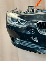 2013 BMW 320d F30 N47 Komplette Frontpartie Scheinwerfer Kühlergrill Stoßstange OEM